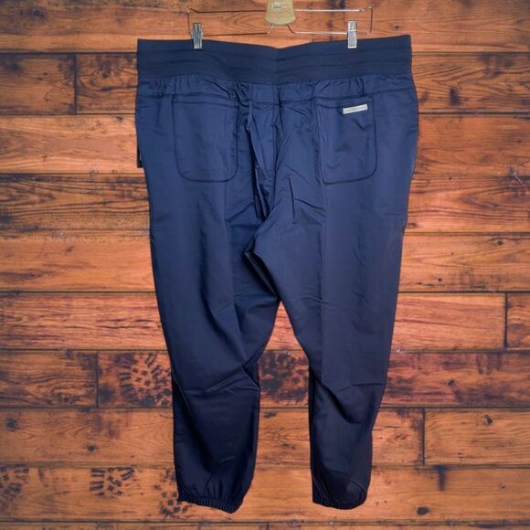 5 for $25🔥Cherokee Workwear Revolution Navy Scrub Active Styling Pants 3XL- New - Picture 2 of 7